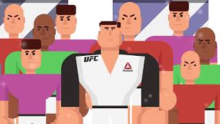 MMA Hour Animated Mike Perry Tetris shot