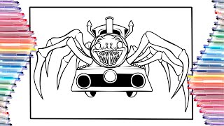 Choo-Choo Charles coloring pages