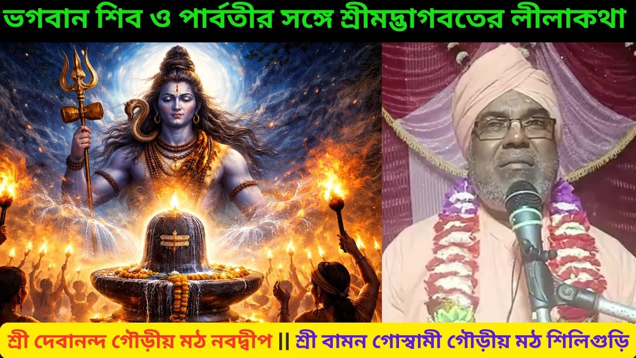 ভগবান শিব ও পার্বতীর সঙ্গে শ্রীমদ্ভাগবতের লীলাকথা | Shiva and Parvati’s divine pastimes #shivratri