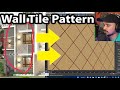Wall Tile Pattern Design Tutorial for Beginners | kaboomtechx