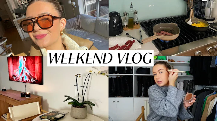 FALL weekend in NYC  grocery haul, GRWM, joining equinox gym, cozy night in
