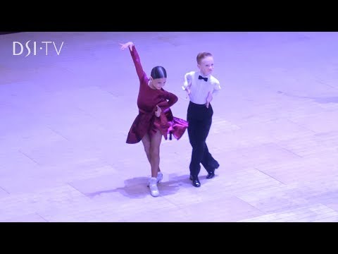 WDC AL European Championships 2019 Under 10 Latin Final Cha Cha Cha  DSI TV