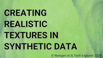 Creating Realistic Textures in Synthetic Data