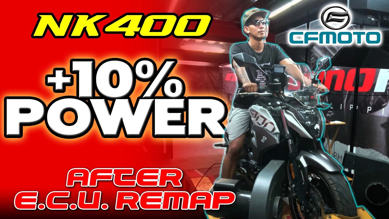 ECU REMAP / CF Moto NK400 Huge Gain on the Dyno!!! YouTube