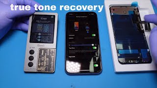iPhone 11 screen replacement with true tone back