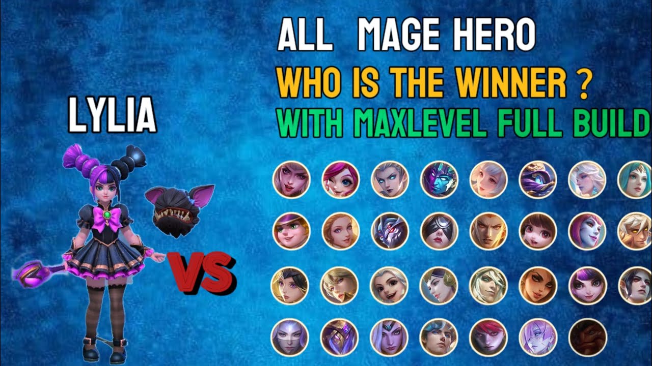 Lylia vs all mage -who will win? 😱😯New record 2024 !mobile legends