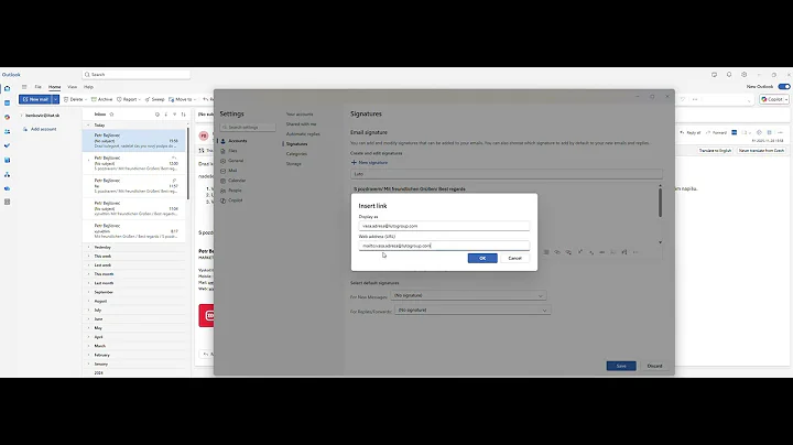 Luto Nastavenie podpisu new outlook video