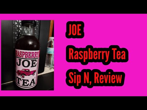 JOE Raspberry Tea Sip N,Review - YouTube