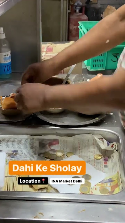 Dahi Ke Sholay Delhi -Delhi Haat INA Market #shorts