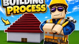 Mini block craft house building process  screenshot 1