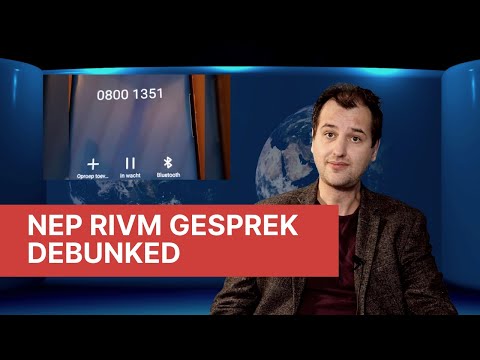 Nep RIVM gesprek debunked!