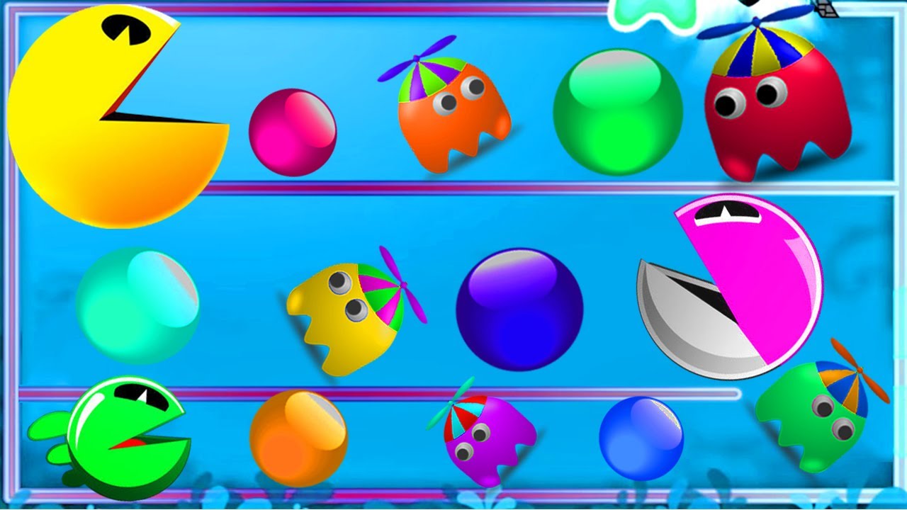 puño Estrecho ballena azul Juegos Para Niños Pequeños - Pac Man Friends - Videos de Pac Man Amigos -  YouTube