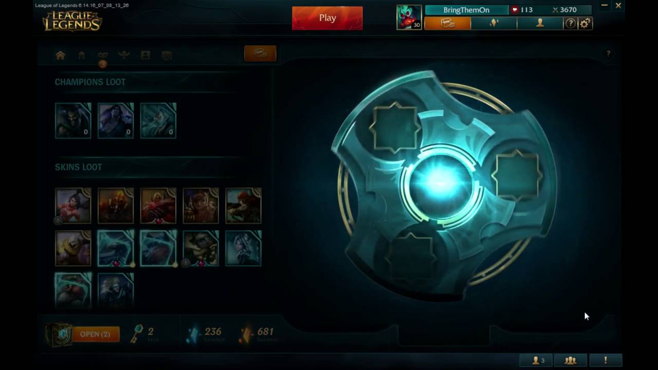 League of Legends l 9 Hextech chests unboxing l YouTube
