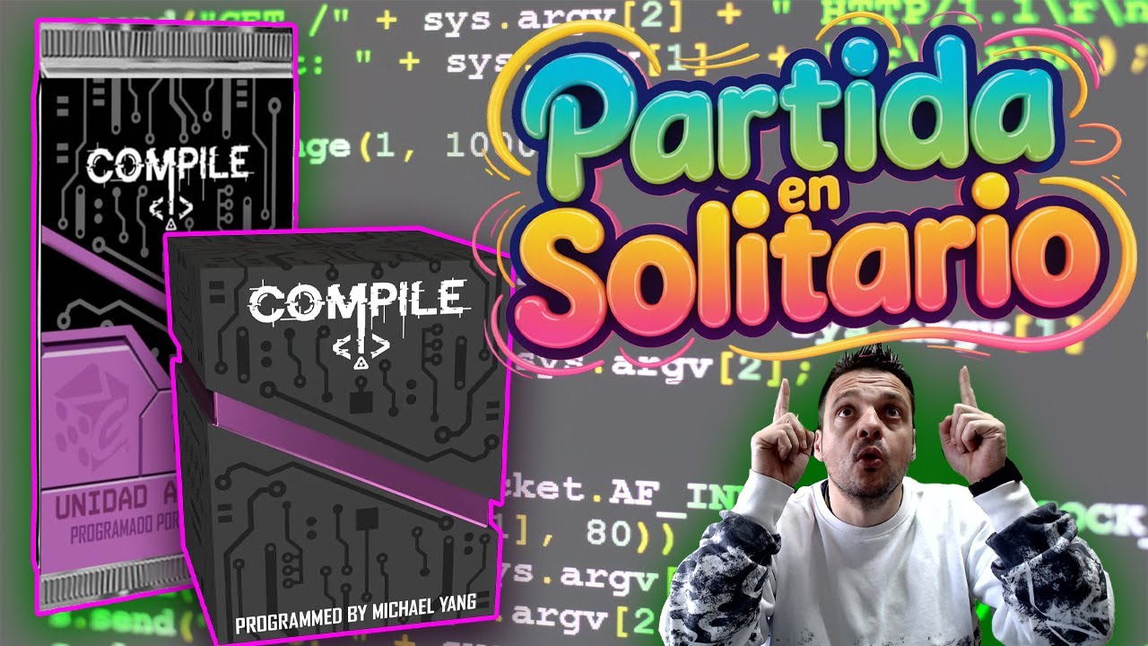 🤯 COMPILE en Solitario - Unboxing expansión y PARTIDA Completa