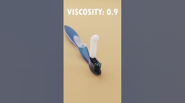 Toothpaste Simulation in Blender 🪥🔥🔥 #animation #blender3d  #3danimation #3d #simulation