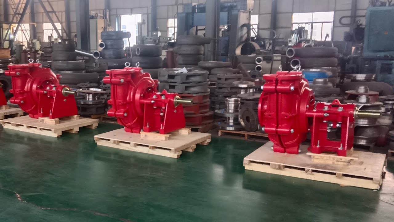 Horizontal slurry pumps in the plant - An Pump Machinery