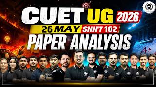 CUET UG 2026 26 May Shift-1 & 2 Paper Analysis & Memory Based Questions | Malviya Academy