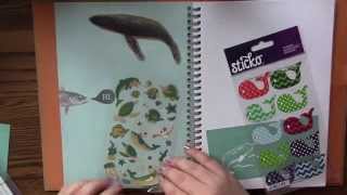 Smashbook Session #3 - Whale/Sea Themed!