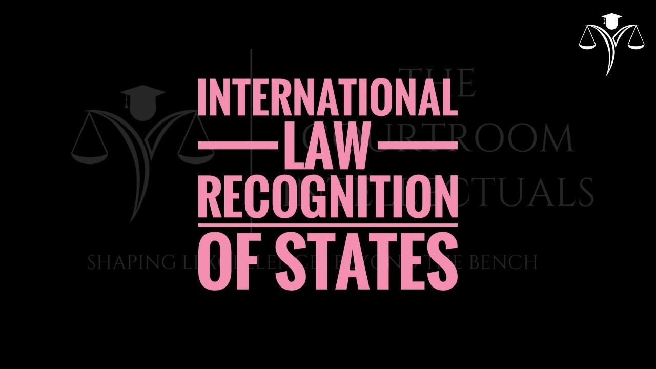 International Law - MCQ - PYQ - State Recognition - The Courtroom Intellectuals