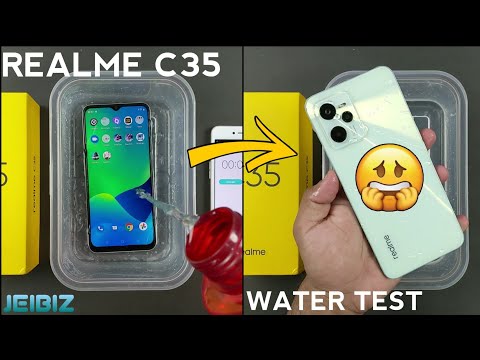 Realme C35 Water Test | Let's See C35 is Waterproof Or Not?