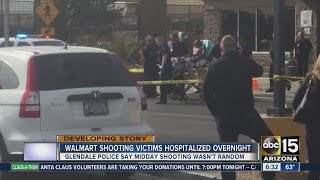 Walmart shooting victims hospitalized overnight in Glendale