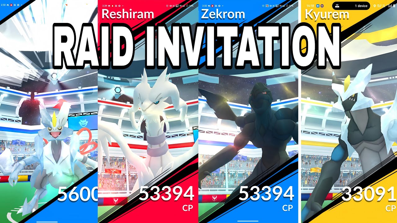 BLACK AND WHITE KYUREM RAID INVITATION LIVE 🔴 #live #blackandwhitekyure #raidinvitation #raid