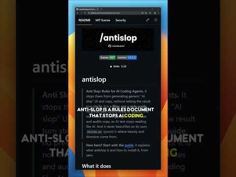 Anti-Slop: a rules file that bans the AI default look without telling the agent what to use instead