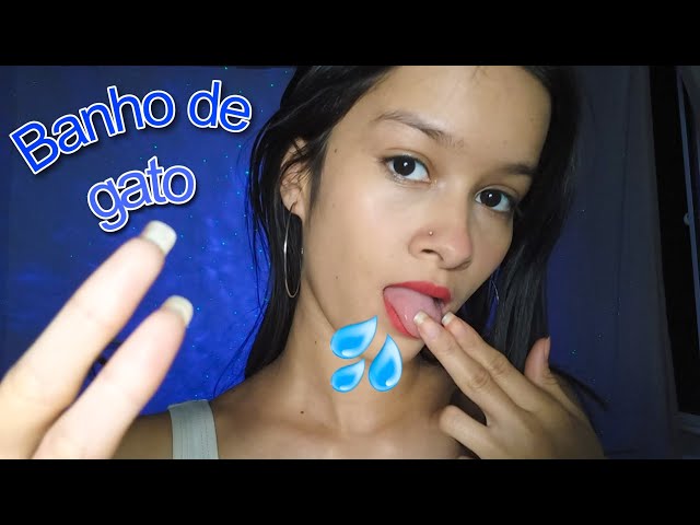 WET SPIT PAINT YOUR FACE -😼 Mouth sounds