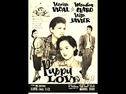 Filipino Drama Romance | Puppy Love 1956 | Nenita Vidal , Manding Claro , Nita Javier