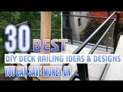 30 Best DIY Deck Railing Ideas and Designs You Can Save Money On