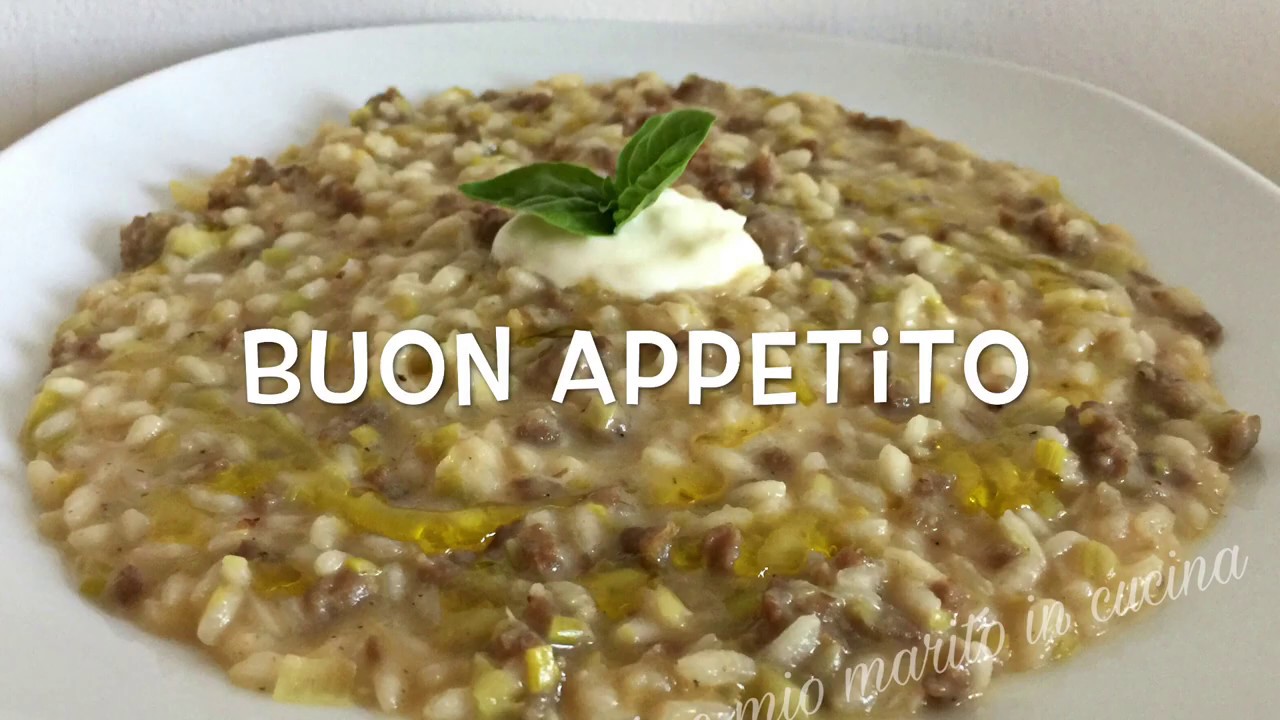 Risotto Porri Salsiccia e ingrediente segreto