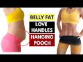 LOSE BELLY FAT, LOVE HANDLES, HANGING POOCH, full body weight loss standing with/ without jumping