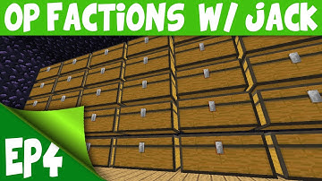 Minecraft OP Factions Server EP4 w/ Jack "UNCLAIMED EASY RAID" (Minecraft OP Factions Lets Play)