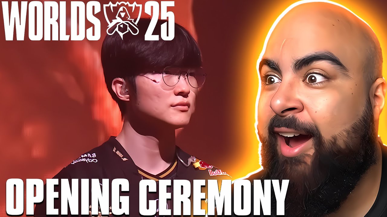 Нуб League Of Legends смотрит церемонию открытия финала чемпионата мира 2025 года!