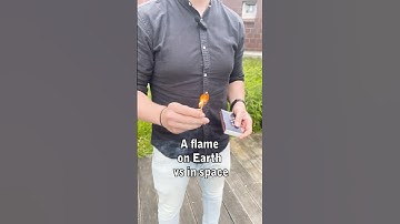 Fire on Earth vs. in space - Gravity has more of an impact than you might think! #space #science