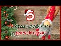 5 ORNAMENTOS PARA DECORAR TU ÁRBOL NAVIDEÑO - Manualidades con reciclaje - Christmas crafts to sell