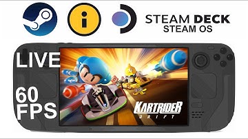 KartRider Drift on Steam Deck/OS in 800p 60Fps (Live)