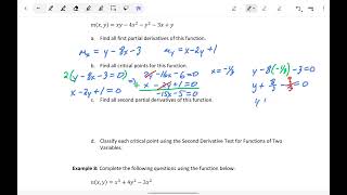 Optimizing Multivariable Functions (Example 7) Net Worth
