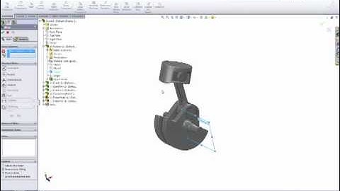 Solidworks Assembly Tutorial - 1 cylinder engine pt3