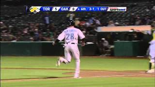 2011/08/18 Arencibia's RBI single