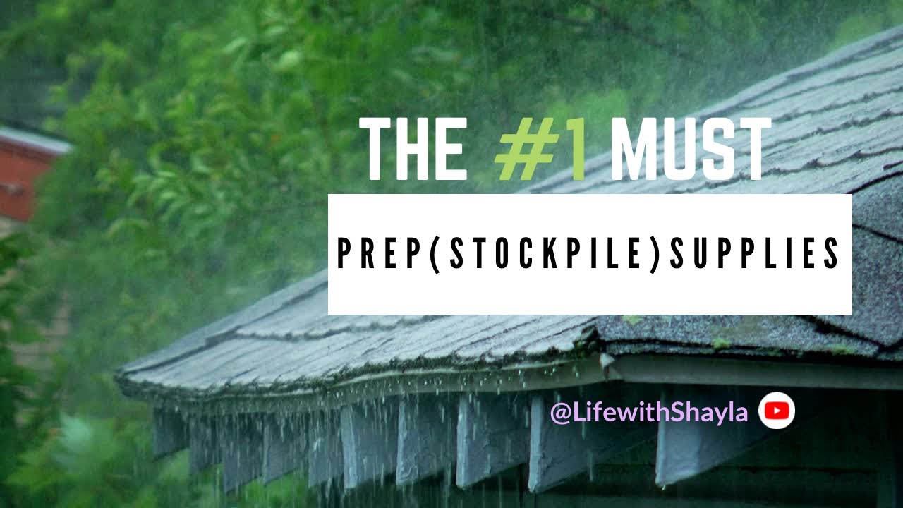 The Number 1 Prep (stockpile) Item You Need prepper stockpile YouTube