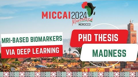 PhD Thesis Madness 2024 - MRI-based biomarkers of knee osteoarthritis progression via deep learning