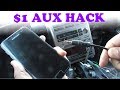 DIY: $1 AUX Stereo Input Hack