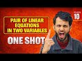 Class 10th Maths Ch 3 PYQ | Pair of Linear Equations in Two Variables | Most Repeated Questions 💯🔥