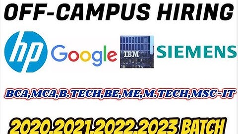 IBM,SIEMENS,TUDIP Off-Campus Mass Hiring 2019-2022 Batch | Salary 4.2LPA | Full time and Internship