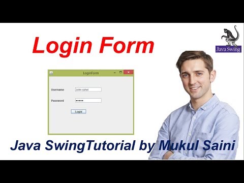 Java Swing tutorial | Login form in Java Swing | Create a simple application