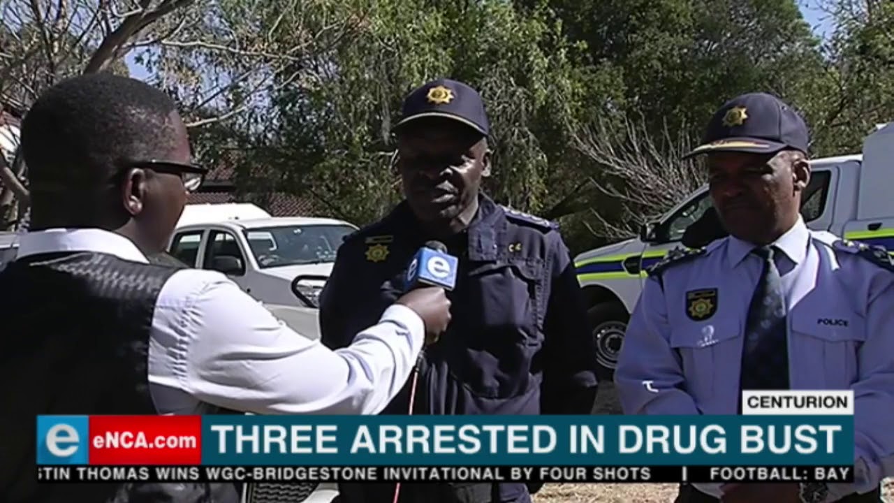 Three arrested in Centurion drug bust - YouTube