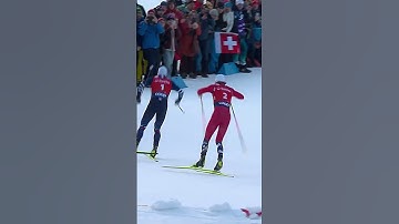 Klaebo VS Chanavat in Goms!