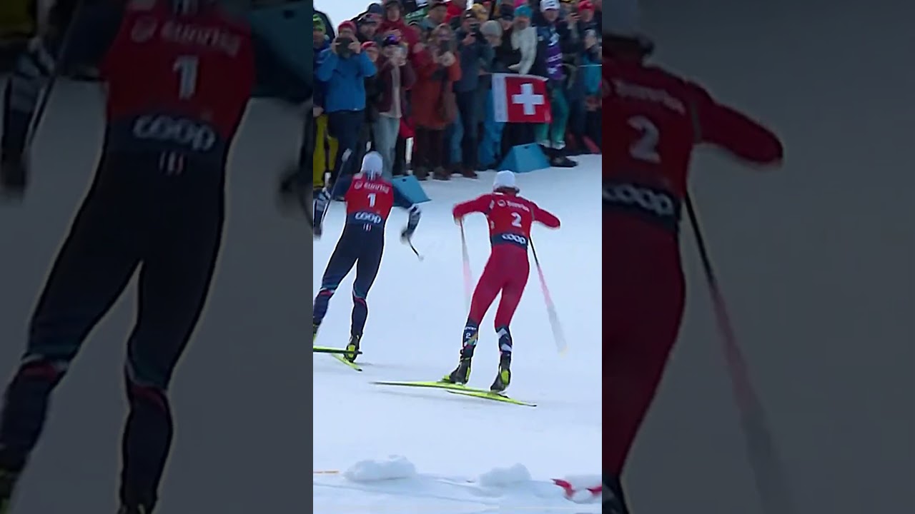 Klaebo VS Chanavat in Goms!