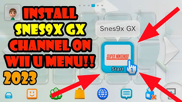 Get the SNES9x GX Wii U Channel in 2023 [SNES channel WUP]